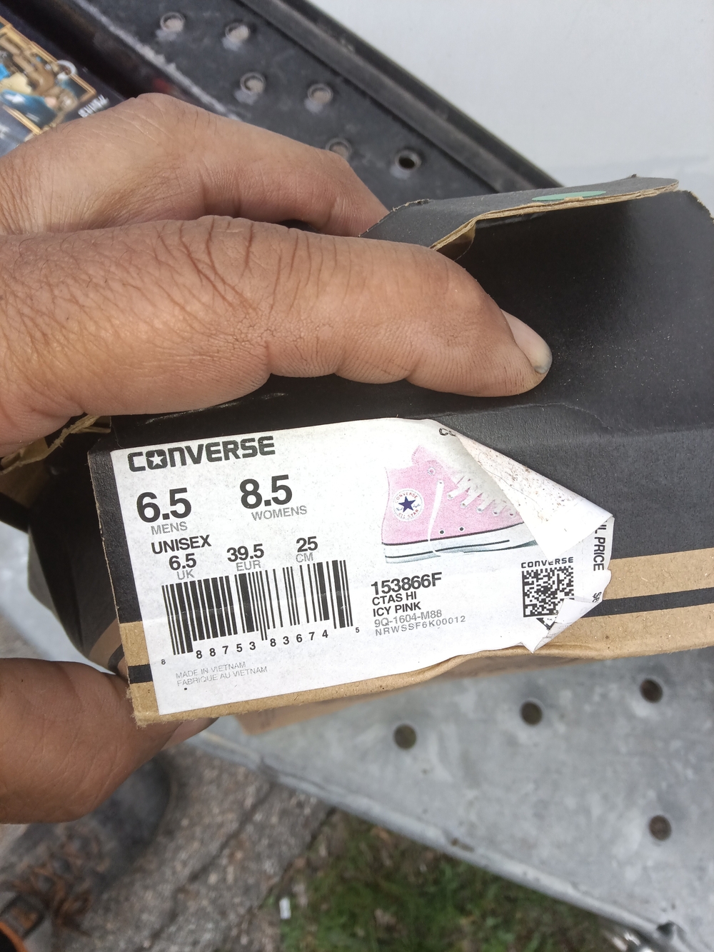 Converse Chuck Taylor Hi Canvas Sneakers - Icy Pink New Old Stock